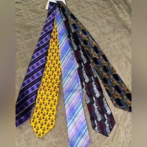 Lot of 5 new silk ties!